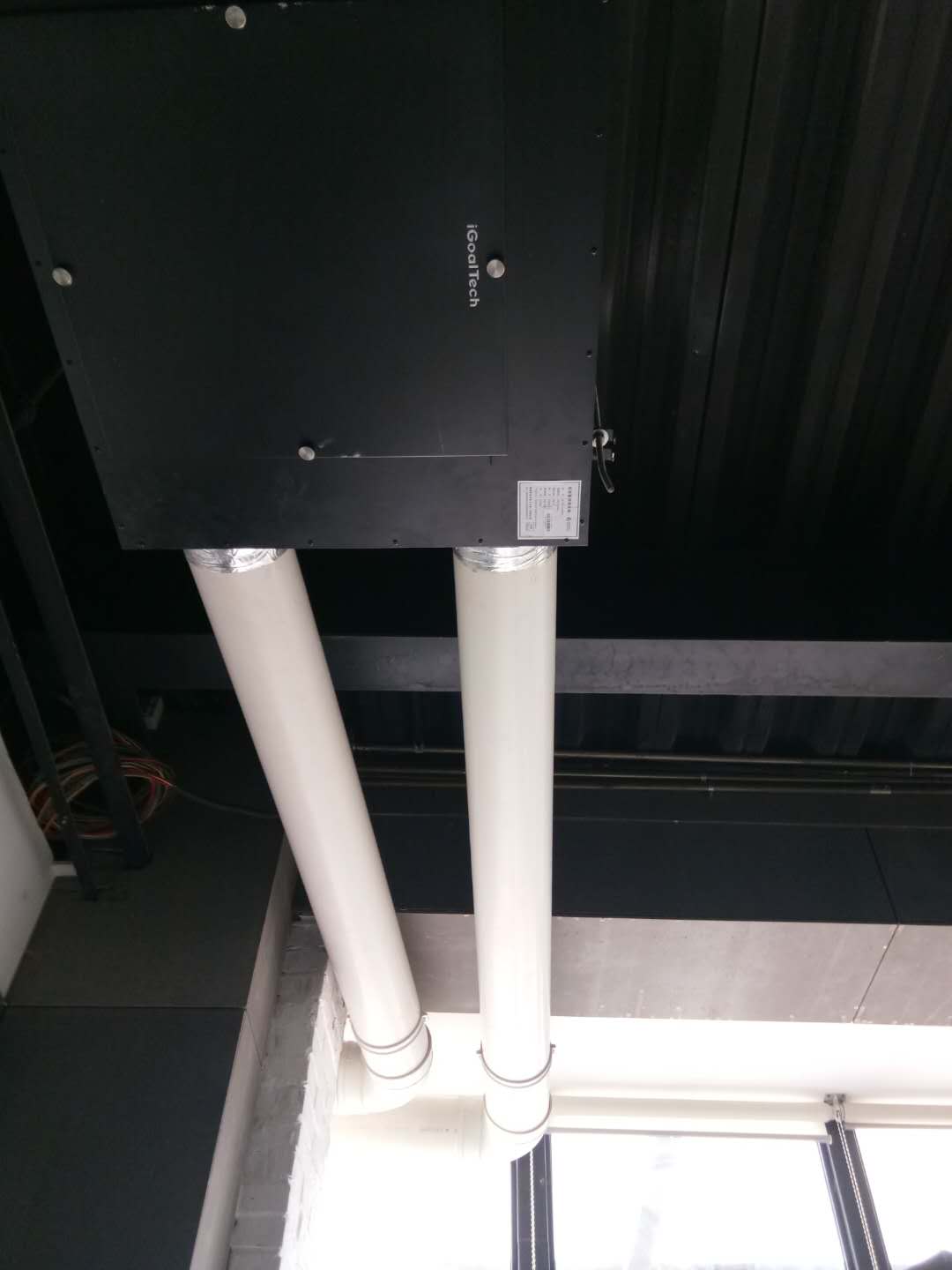 北京竞园艺术中心新风净化机案例